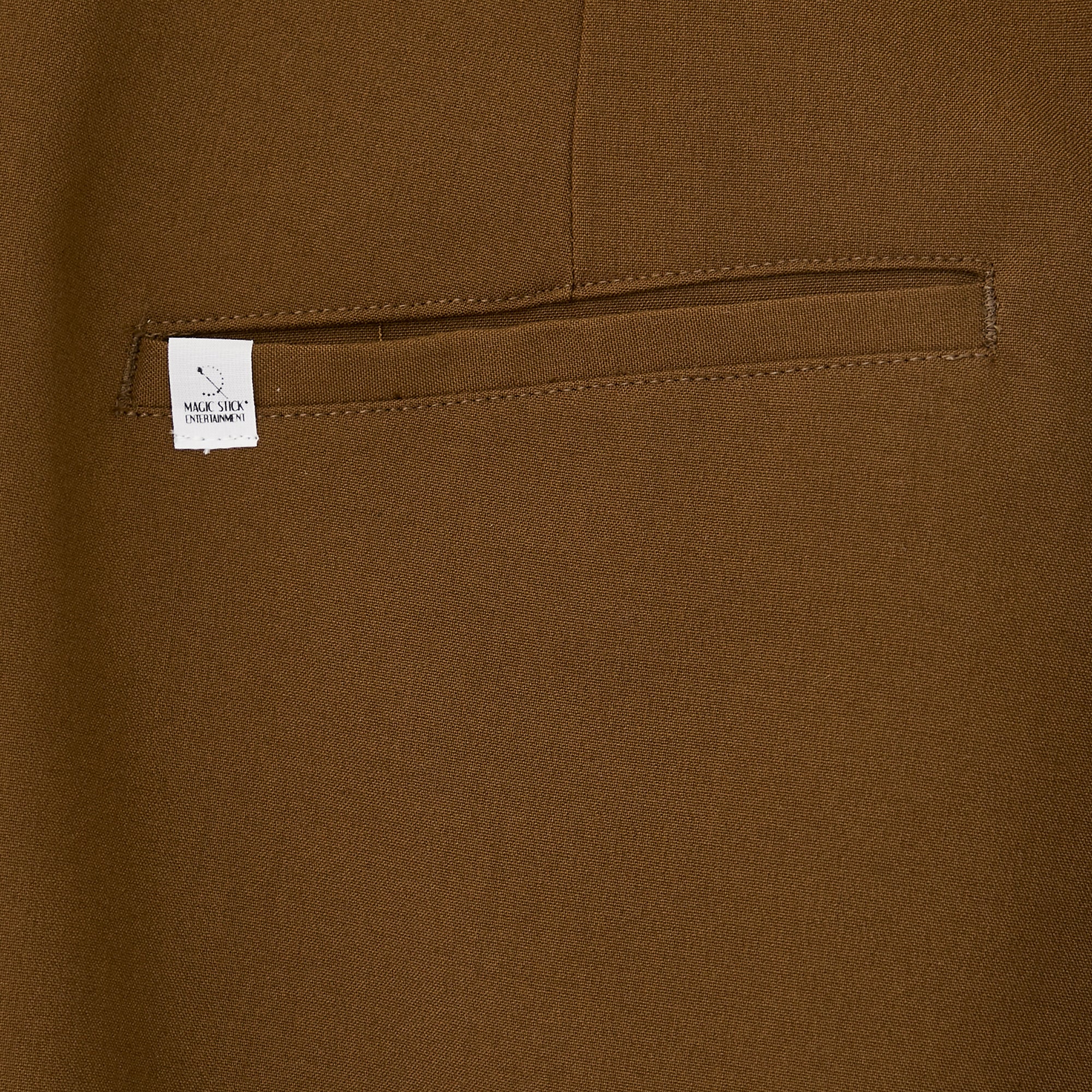 2 TUCK WID TROUSERS BROWN - Image 5