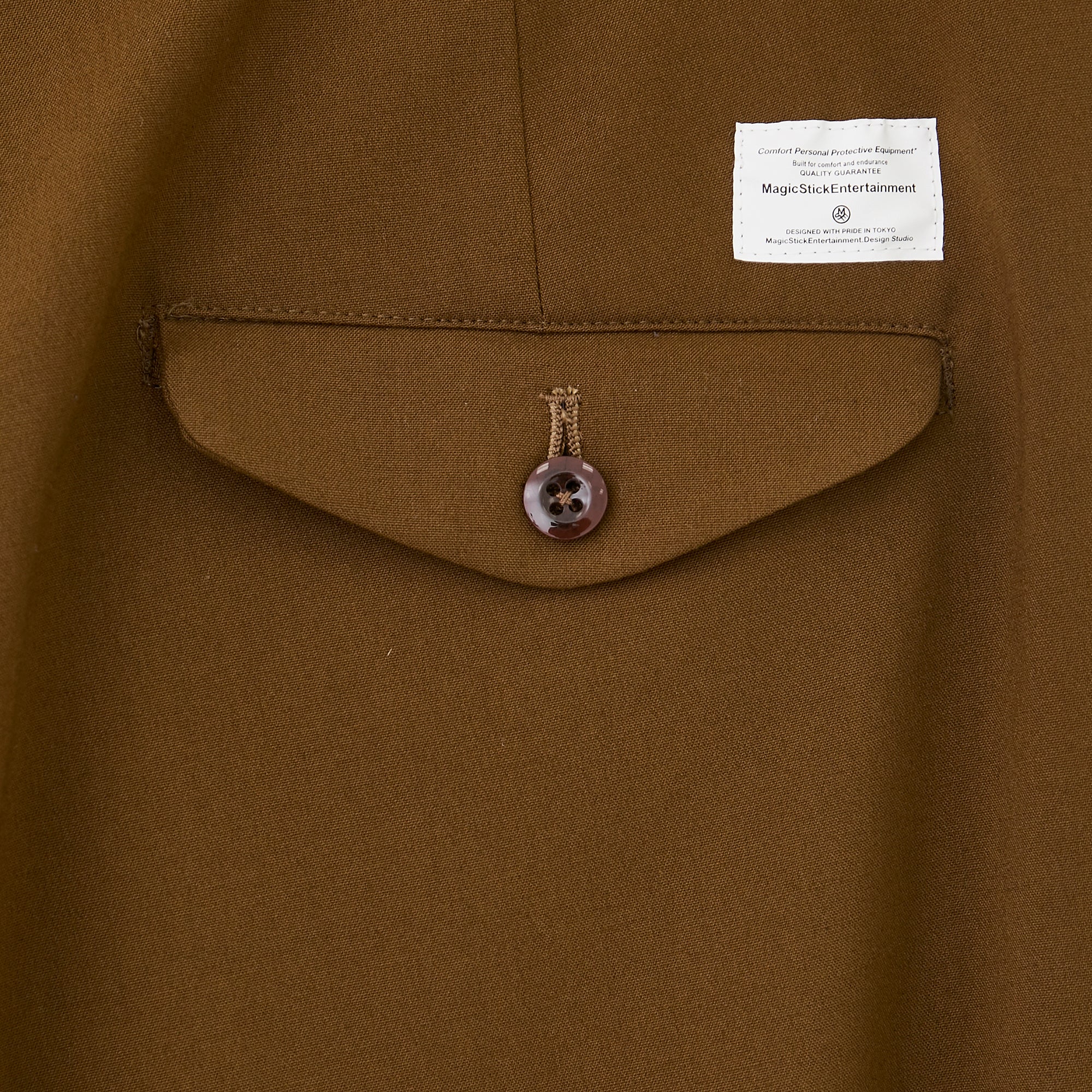 2 TUCK WID TROUSERS BROWN - Image 6