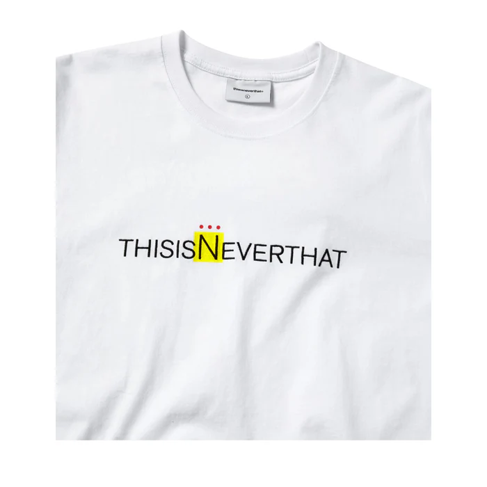 3 Dots Logo Tee White - Image 3