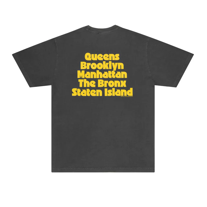 ALL BOROUGH APPLE POCKET T-SHIRT - VINTAGE BLACK