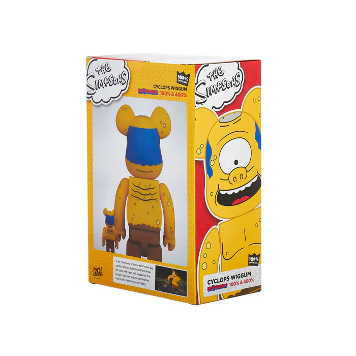 Be@rbrick 100 400 Simpsons Cyclops - Image 4