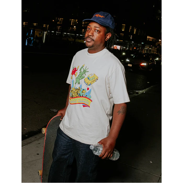BIG APPLE PARADE T-SHIRT - NATURAL - Image 3