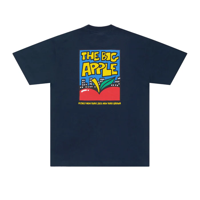 BIG APPLE SKYLINE T-SHIRT - NAVY