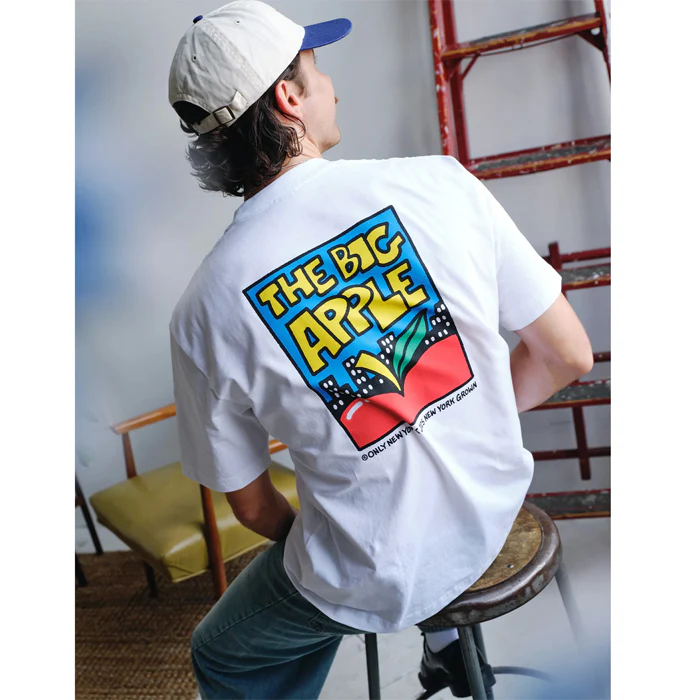 BIG APPLE SKYLINE T-SHIRT - WHITE - Image 5