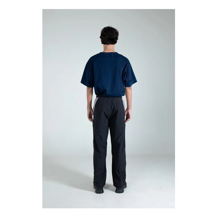 Black Grey Ecoarch-Nylon Easy Pants - Image 7