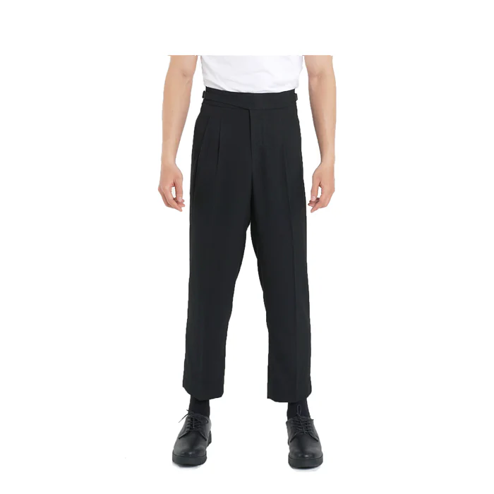 BLACK GURKHA PANTS