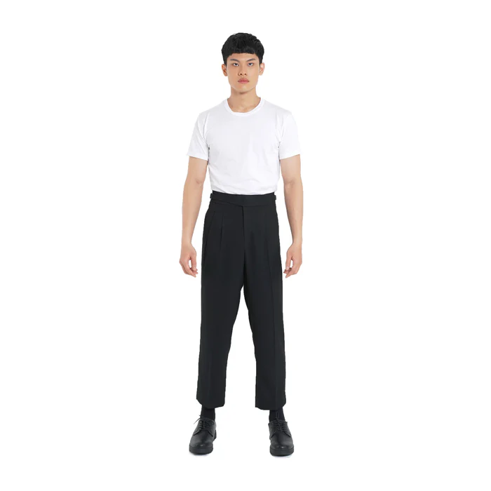 BLACK GURKHA PANTS - Image 2