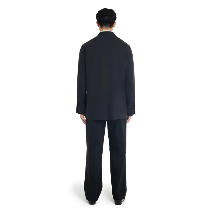 CHARCOAL COLLARLESS OUTER - Image 4