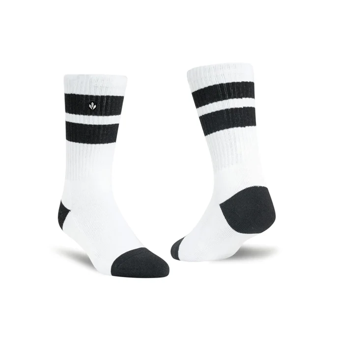 CLASSY BASIC /CREW/WHITE BLACK/L