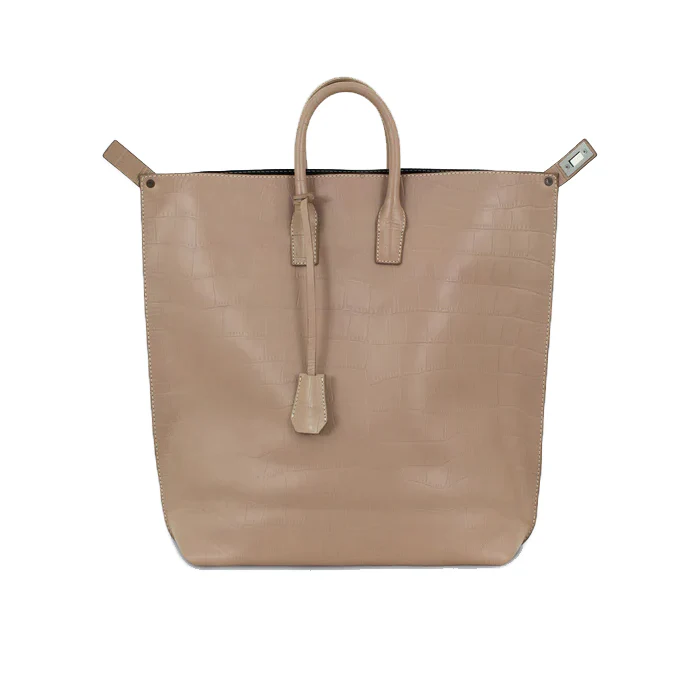 CLOSER BACKPACK ALLIGATOR BEIGE - Image 2