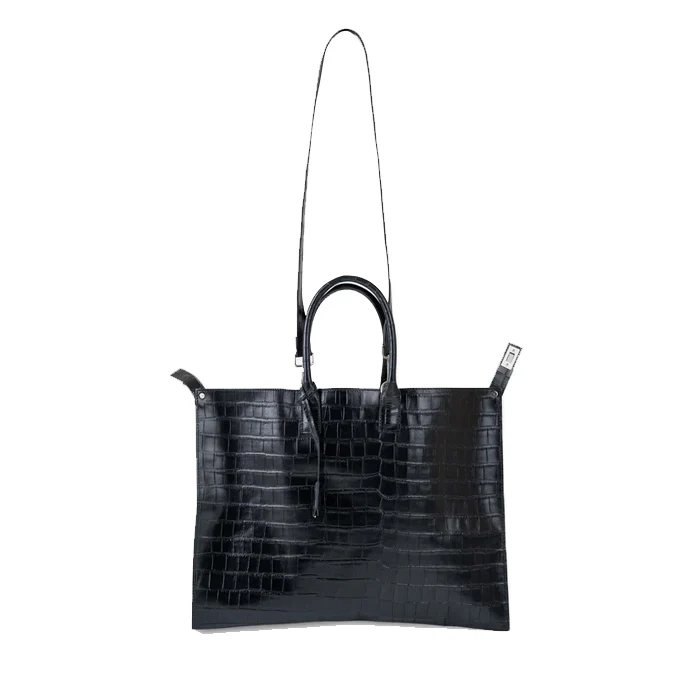 CLOSER BAG ALLIGATOR BLACK - Image 3