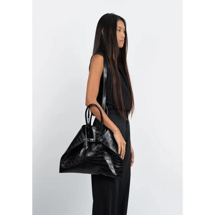 CLOSER BAG ALLIGATOR BLACK - Image 5