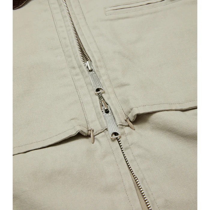 COTTON CANVAS STEALTH POCKET WORK JACKET - Image 4
