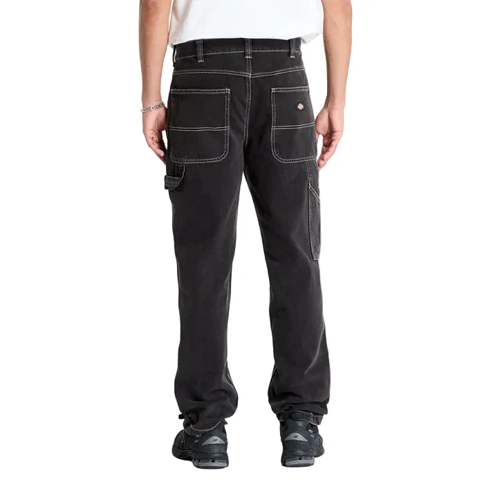 DICKIES - Denim Garyville Pants (BLACK WASH FADED) - Image 6