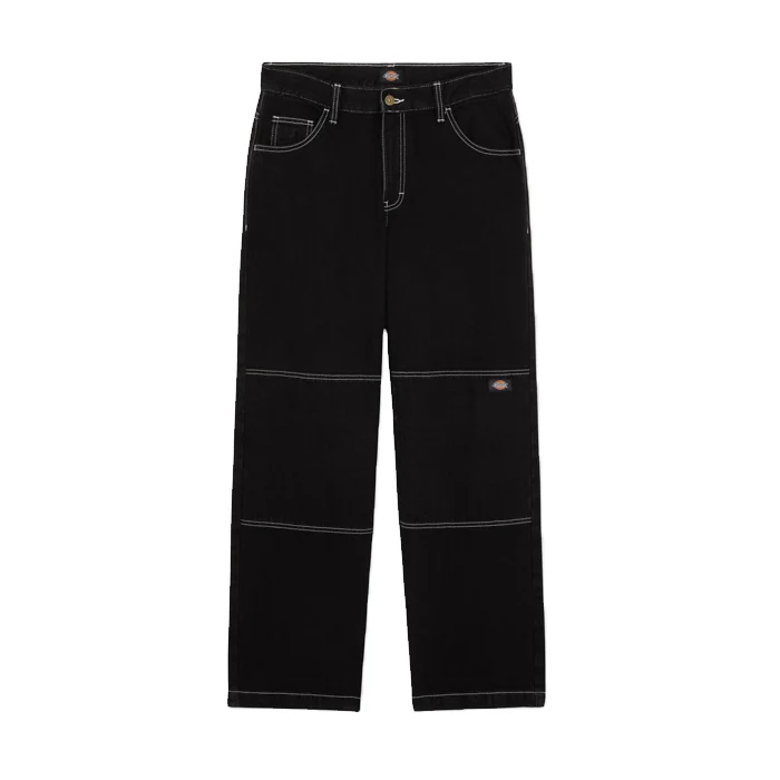 DICKIES - Double Knee Denim Pant (BLACK DENIM)