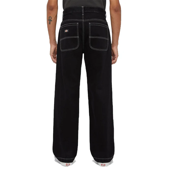 DICKIES - Double Knee Denim Pant (BLACK DENIM) - Image 4