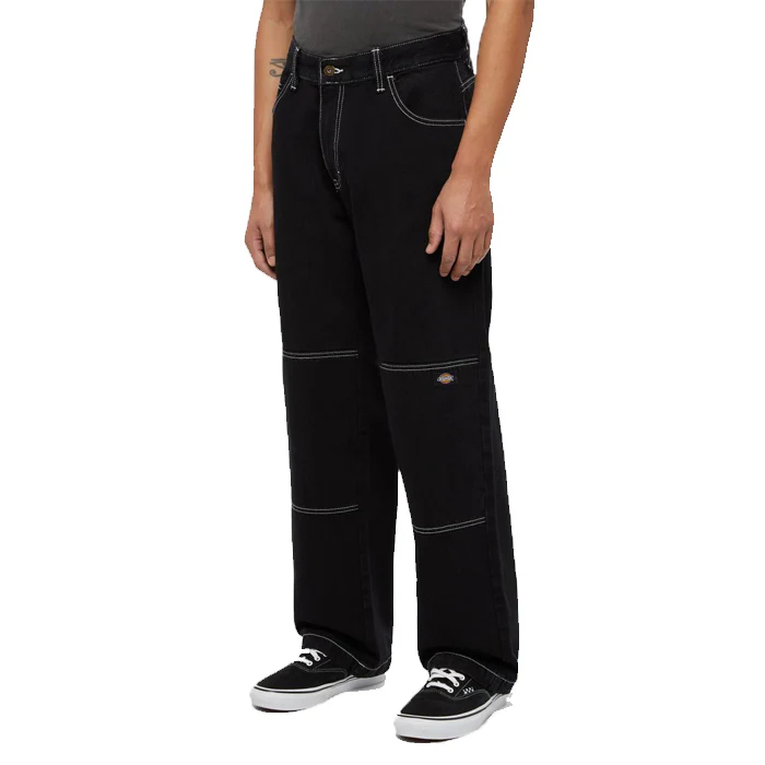 DICKIES - Double Knee Denim Pant (BLACK DENIM) - Image 6