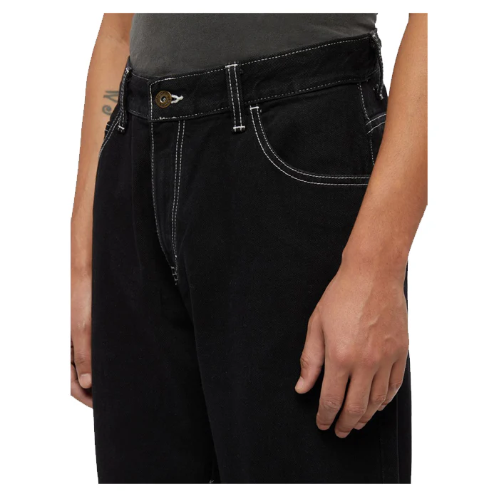 DICKIES - Double Knee Denim Pant (BLACK DENIM) - Image 7