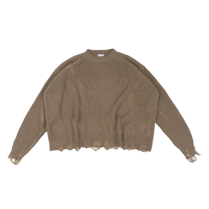 Distress Knit Sweater