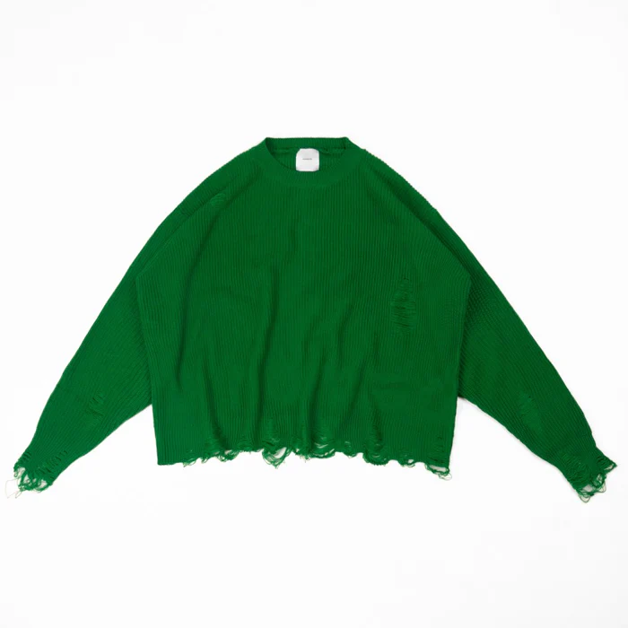 Distress Knit Sweater