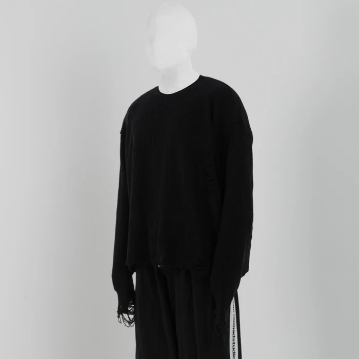Distress Knit Sweater - Image 3