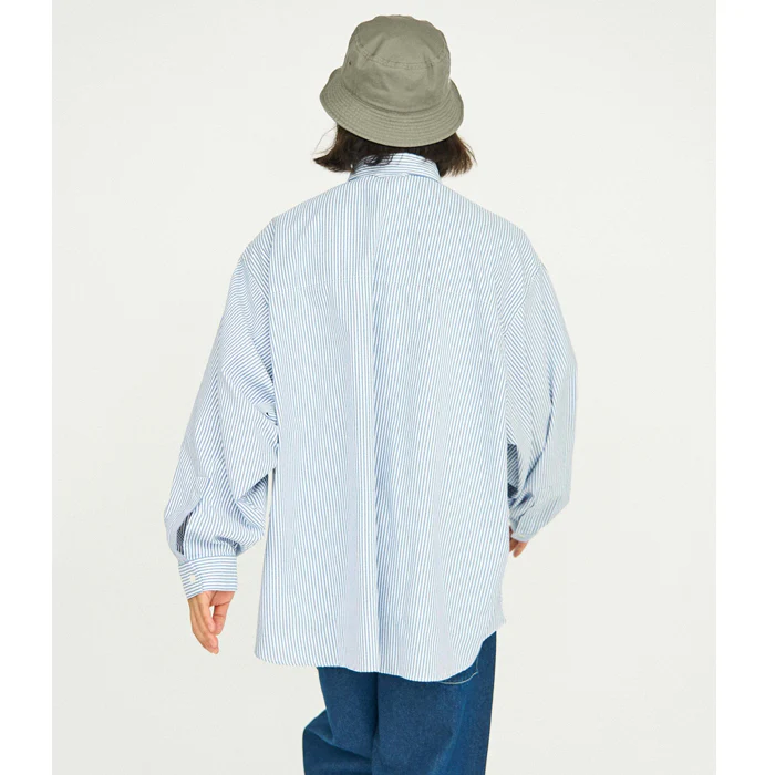 Dry Oxford Corporate L/S Blue Stripe - Image 4