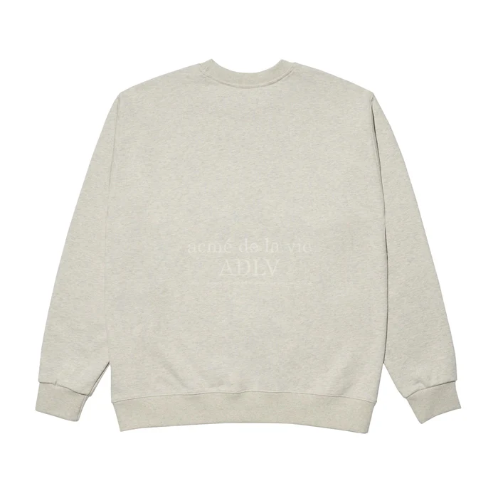 ESSENTIAL LOGO SWEATSHIRT OATMEAL - Image 2