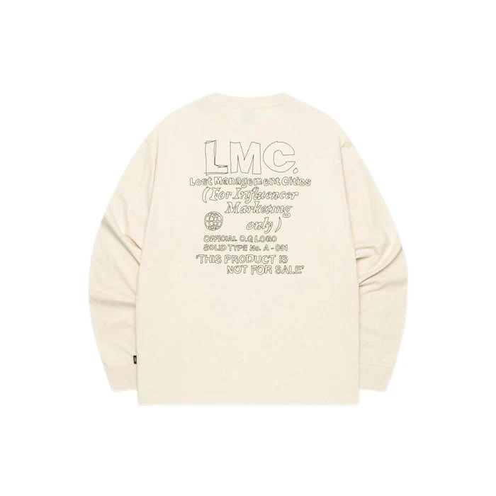 FN DOODLE LONG SLV TEE CREAM - Image 2