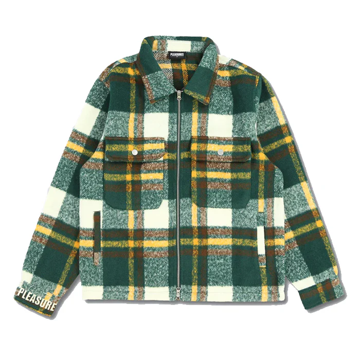 FOLKLORE PLAID WORK JACKET