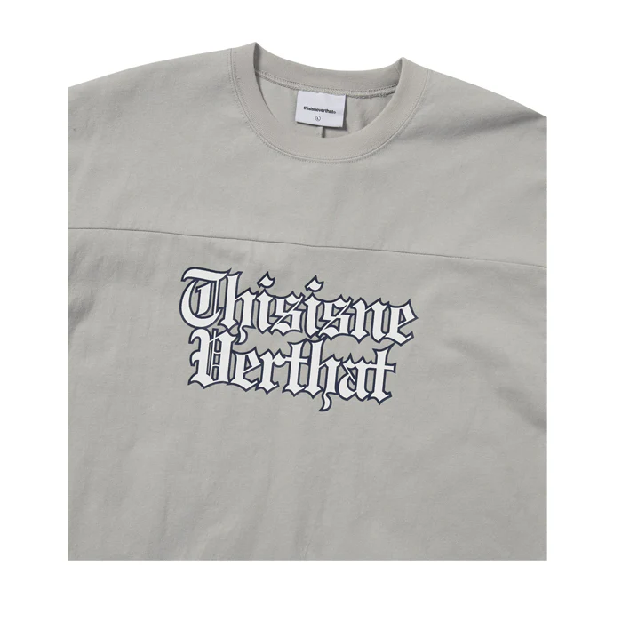 Football Tee Grey - Image 3