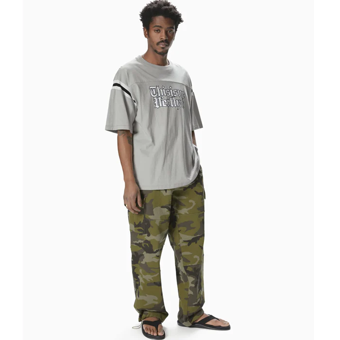 Football Tee Grey - Image 4