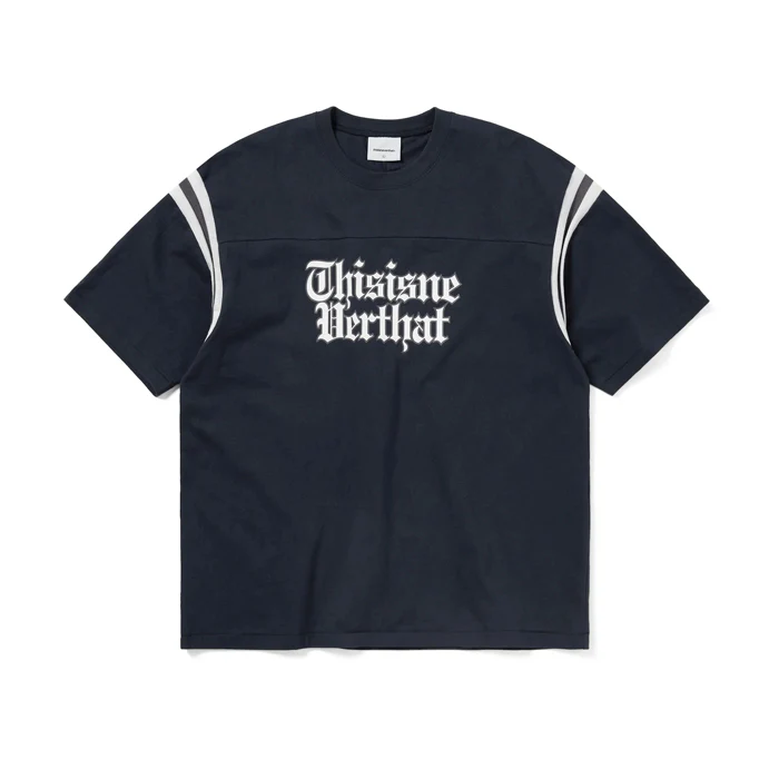 Football Tee Navy