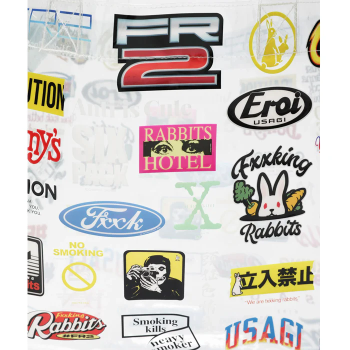 #FR2 Logos Clear Tote Bag - Image 3