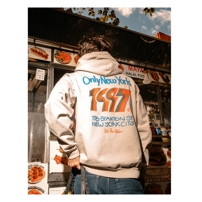 GRAFFITI 1997 HOODIE - CEMENT - Image 3