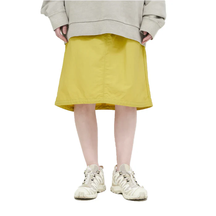 Gramicci Nylon Packable Midi Skirt Yellow - Image 4