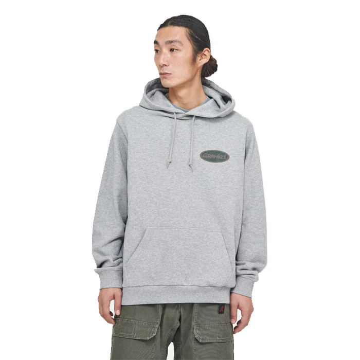 Gramicci Oval Hooded Sweatshirt Brown - Image 4
