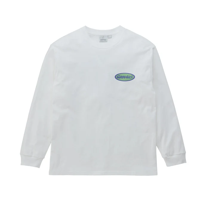 Gramicci Oval L/S Tee White - Image 2
