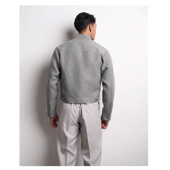 GREY SILUET FIT JACKET - Image 4