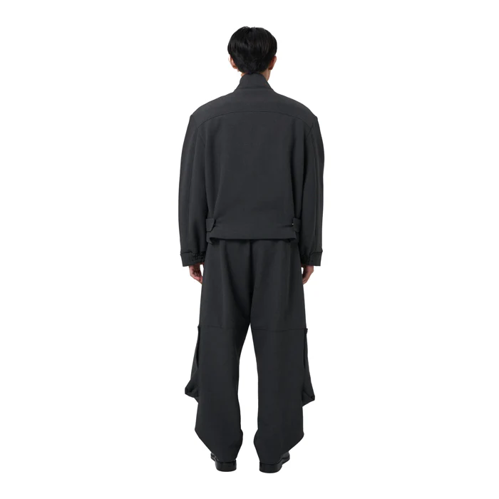 GREY WOOL CROPPED JACKET JR - Image 4