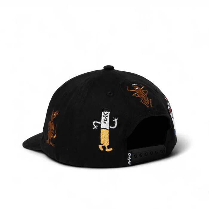 HOMIES OF NEW YORK PINCH FRONT HAT - BLACK - Image 3