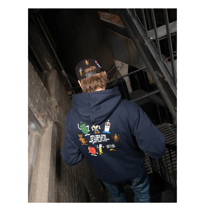 HOMIES OF NYC HOODIE - NAVY - Image 5