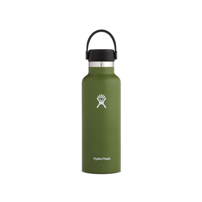 HYD-STD MOUTH W/ STD FLEX CAP-OLIVE-(18OZ)-ACC-US