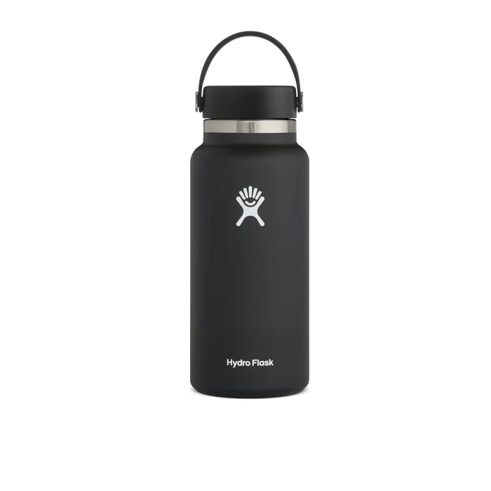 HYD-WIDE MOUTH FLEX CAP-BLACK2.0-(32OZ)-EQP-US