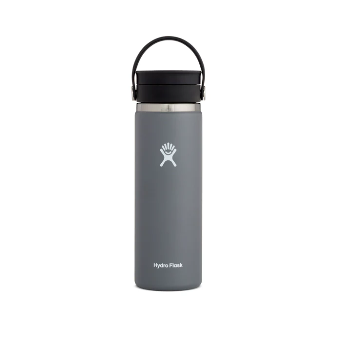HYD-WIDE MOUTH FLEX SIP LID-STONE-(20OZ)-ACC-NA