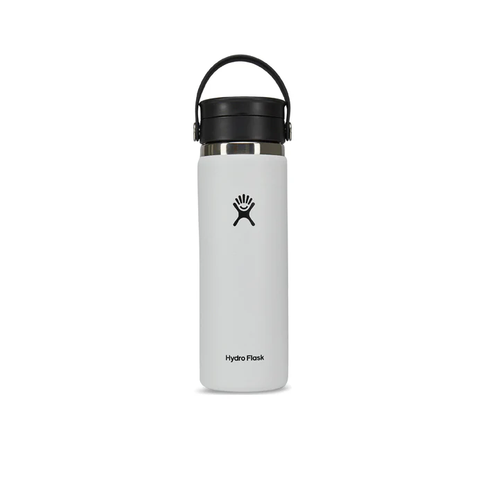 HYD-WIDE MOUTH FLEX SIP LID-WHITE-(20OZ)-ACC-NA
