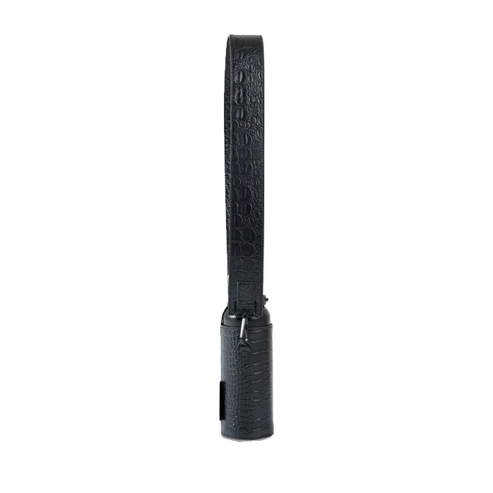 Ions Bottle Bag Croc Black - Silver Bottle - Image 5