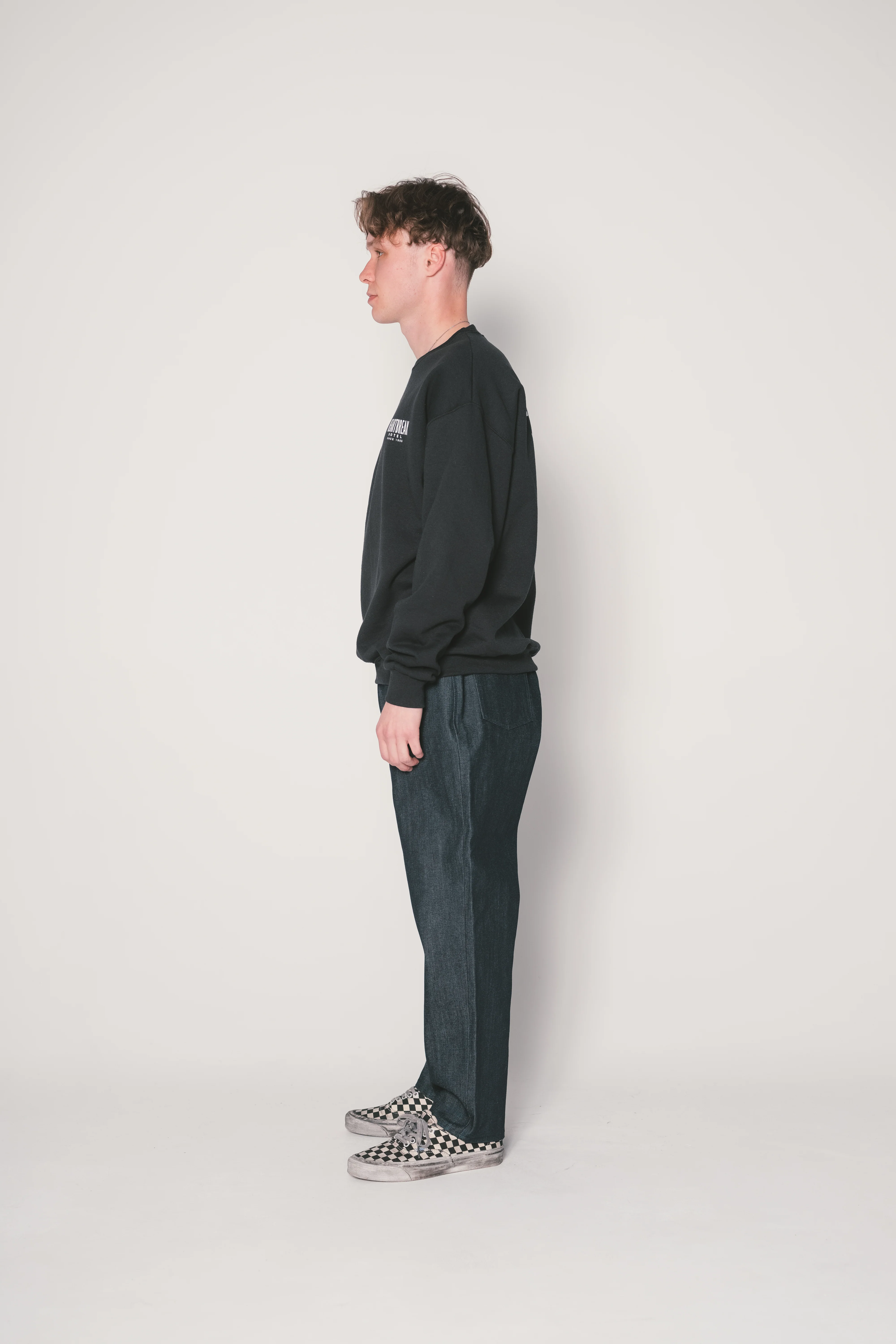 L/S PRINTED C-NECK SWEAT "HAWKE" - Image 5