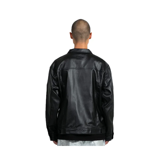 LATEX TRUCKER JACKET - Image 3