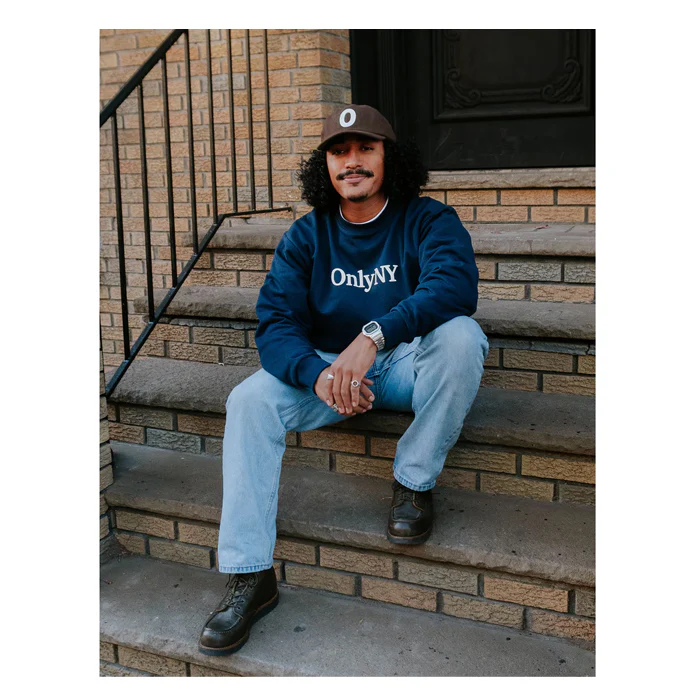 LODGE LOGO CREWNECK - NAVY - Image 3