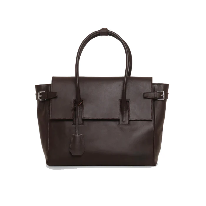 MEDIUM ROCCO BAG NAPPA BROWN